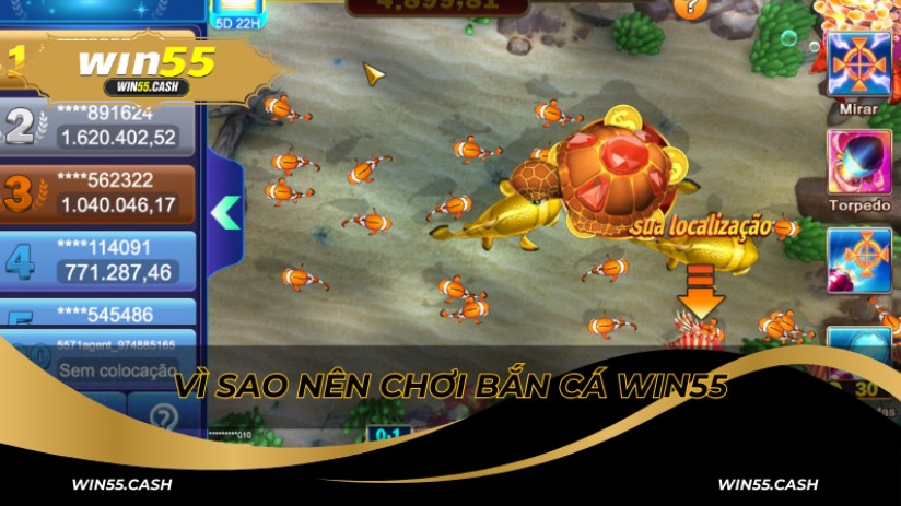 Vì sao bắn cá Win55 lại được yêu thích